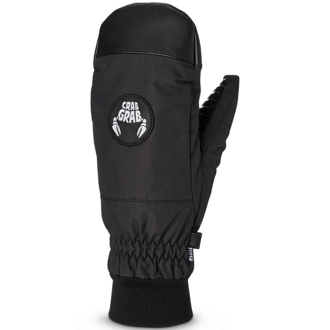 Slush Mitt Crab Doodle Black