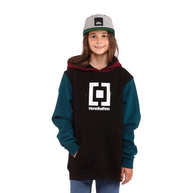 Kids Leader Sweatshirt Black/Corsair