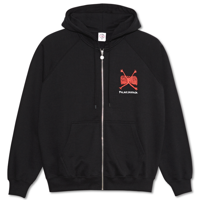 Default Zip Welcome To The New Age Hoodie Black
