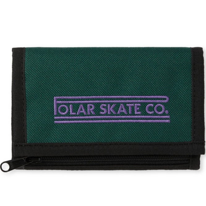 Stretch Logo Key Wallet Dark Green