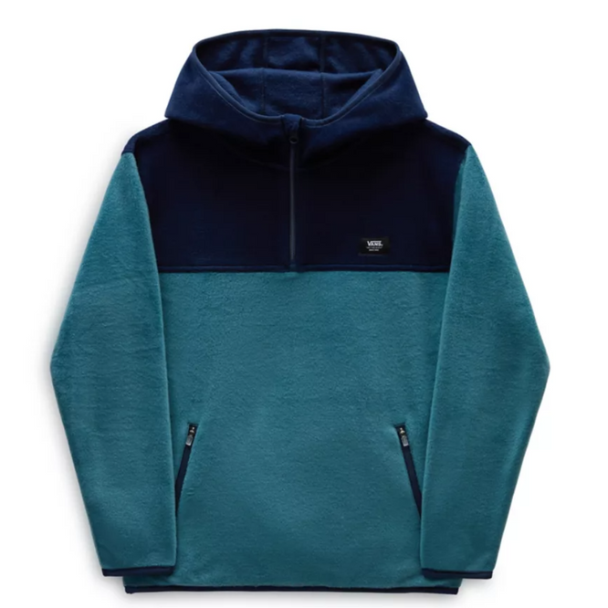 Kids Color Block 1/4 Zip Pullover Hoodie North Atlantic