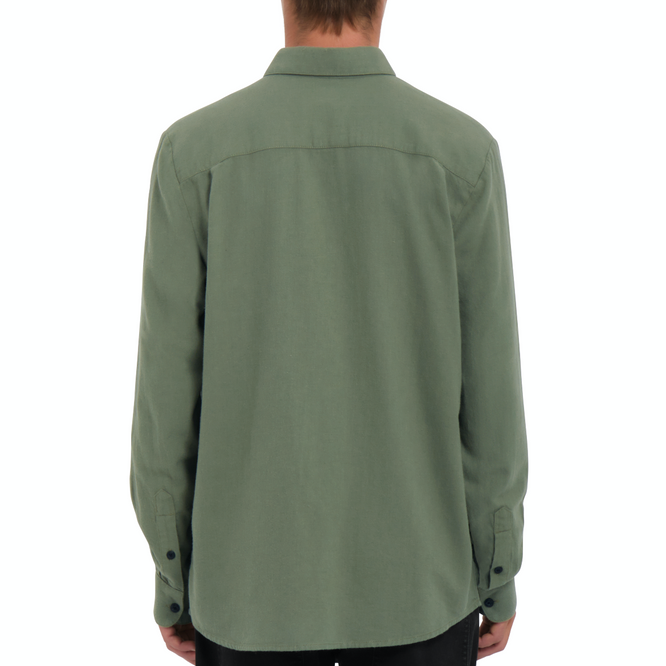 Caden Solid Longsleeve Shirt Agave