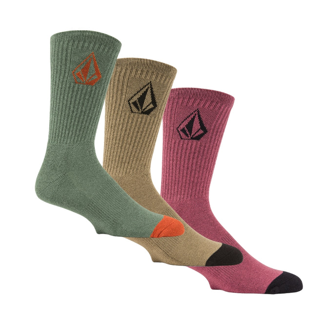 Full Stone Socks 3pack Agave