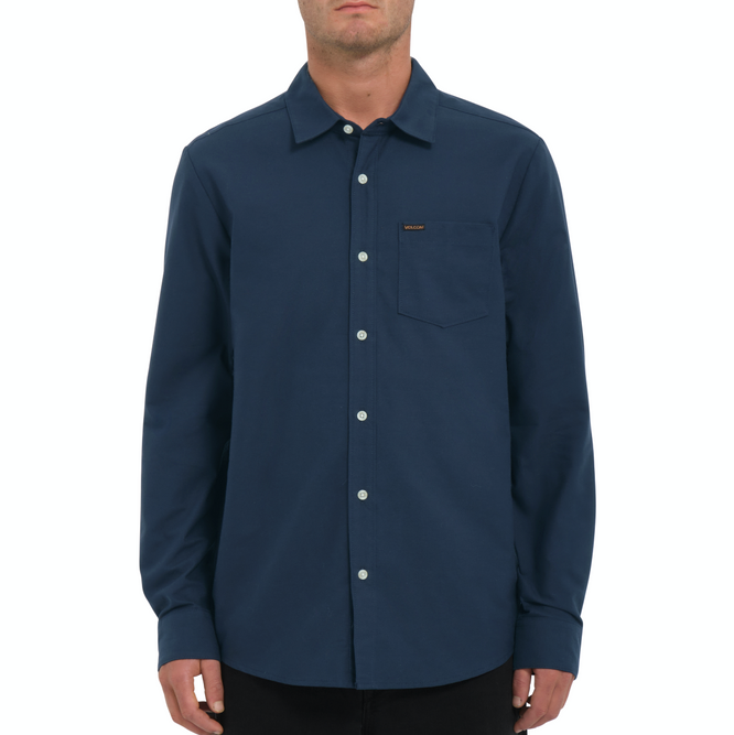 Veeco Oxford Longsleeve Shirt Navy