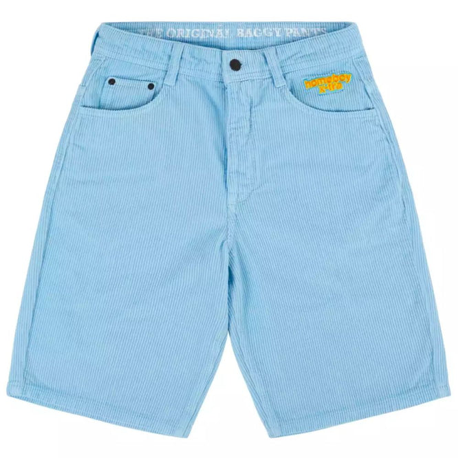 X-Tra Baggy Cord Shorts Pool Blue