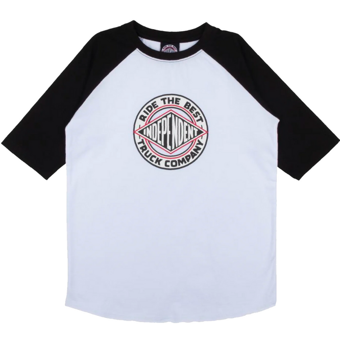 Kids RTB Summit Baseball T-shirt Black/White