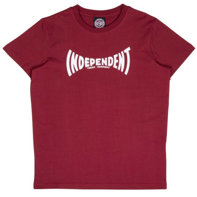 Kids Span T-shirt Maroon