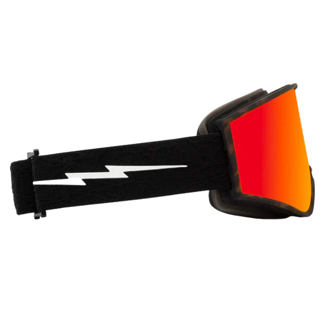 Kleveland Black Tort Neuron + Red Chrome Lens Snowboard Goggles
