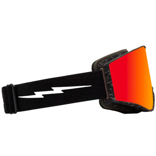 Kleveland II Black Tort Neuron + Auburn Red Lens Snowboard Goggles