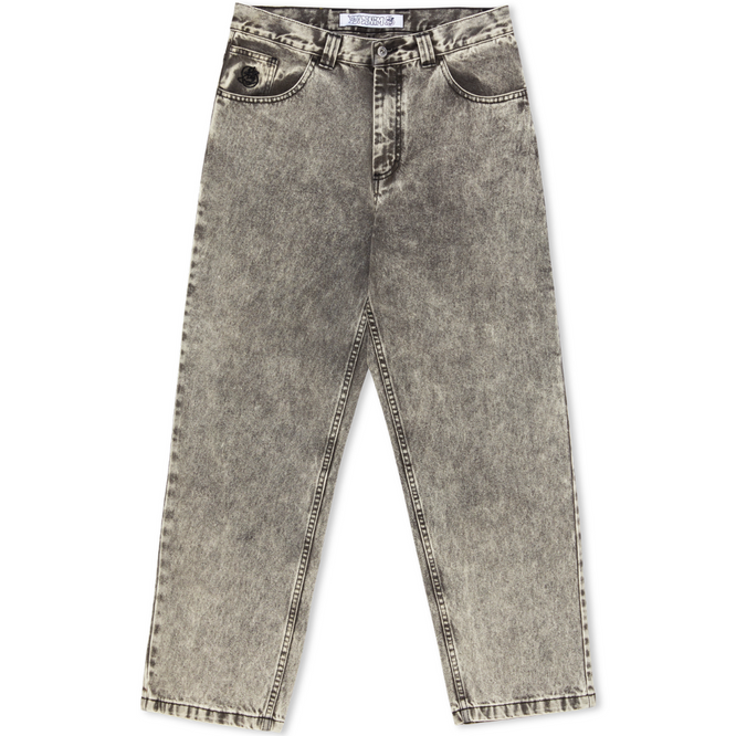 '93! Denim Pants Acid Black
