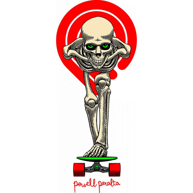 Tucking Skeleton 3.65" Sticker