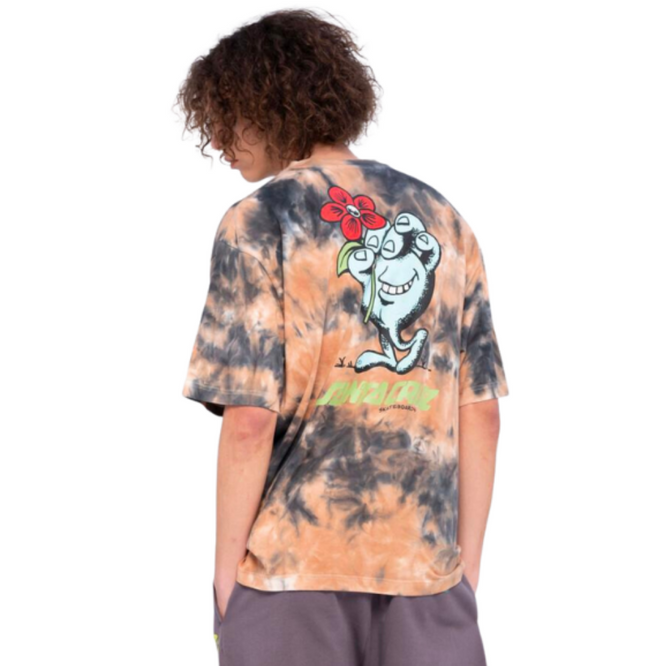 Stroll T-Shirt Black/Brown Tie Dye