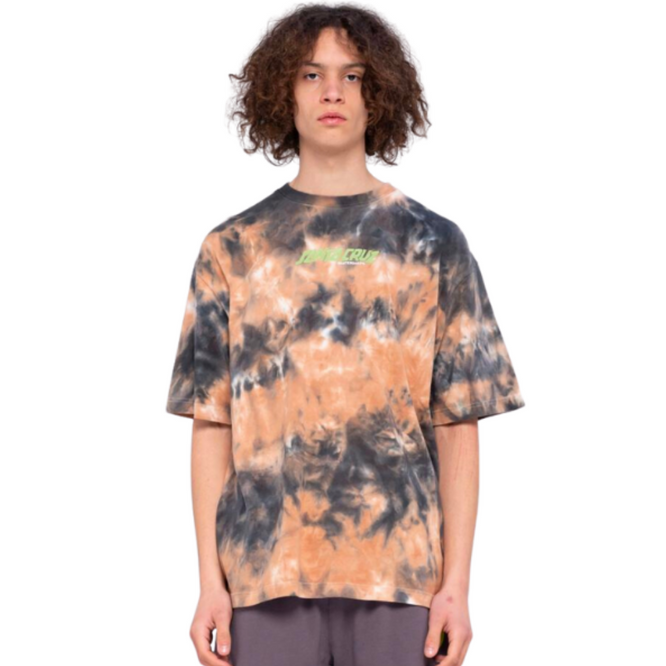 Stroll T-Shirt Black/Brown Tie Dye