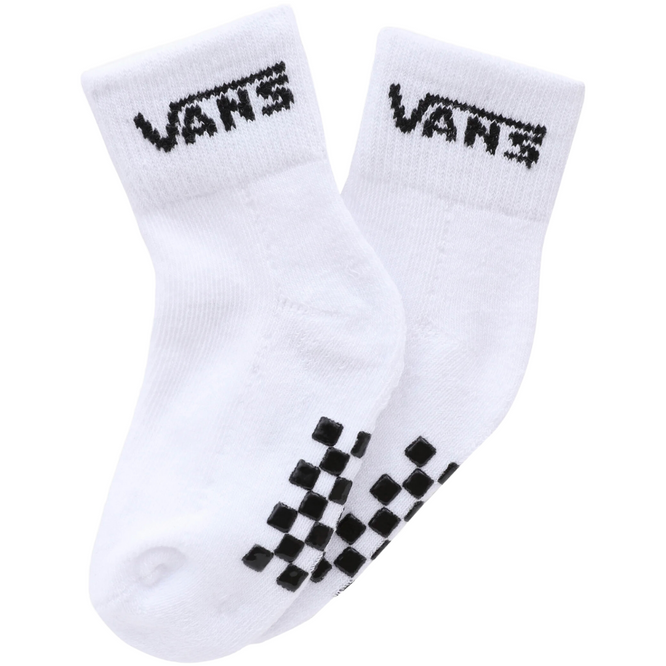 Kids Drop V Socks 2Pack White