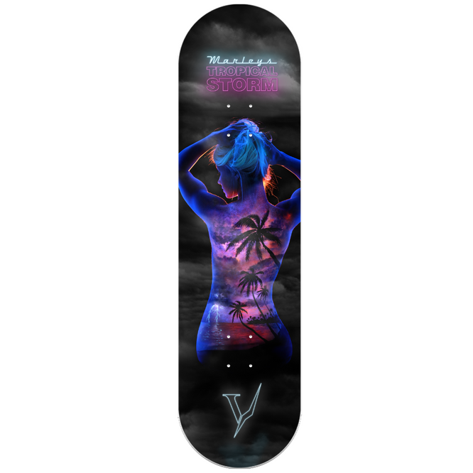 Marleys Tropical Storm 8.125" Skateboard Deck