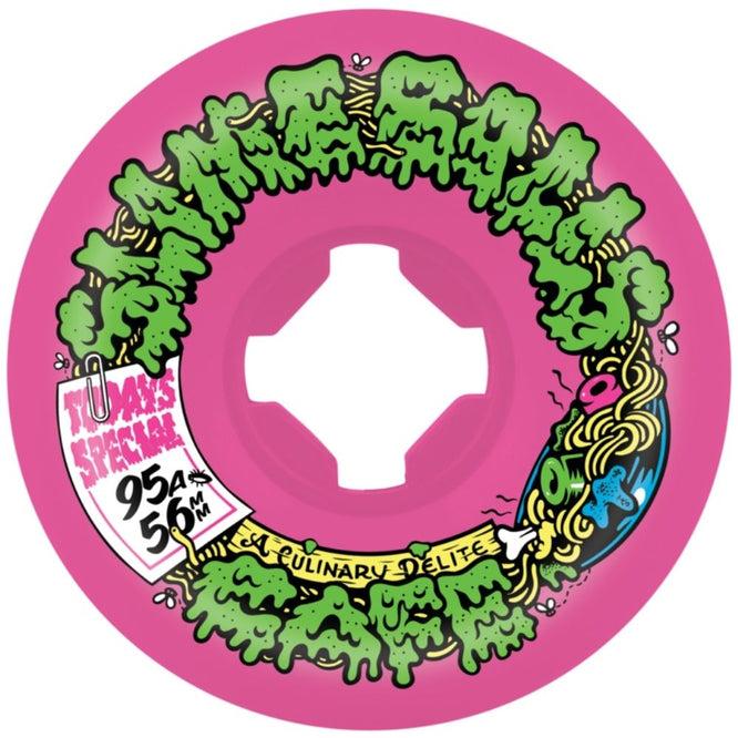 Double Take Cafe Vomit Mini 95a Pink 56mm Skateboard Wheels