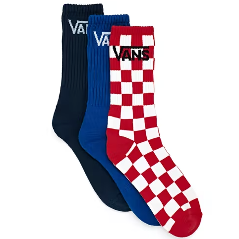 Kids Classic Crew Socks 3 Pack True Blue