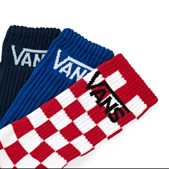 Kids Classic Crew Socks 3 Pack True Blue