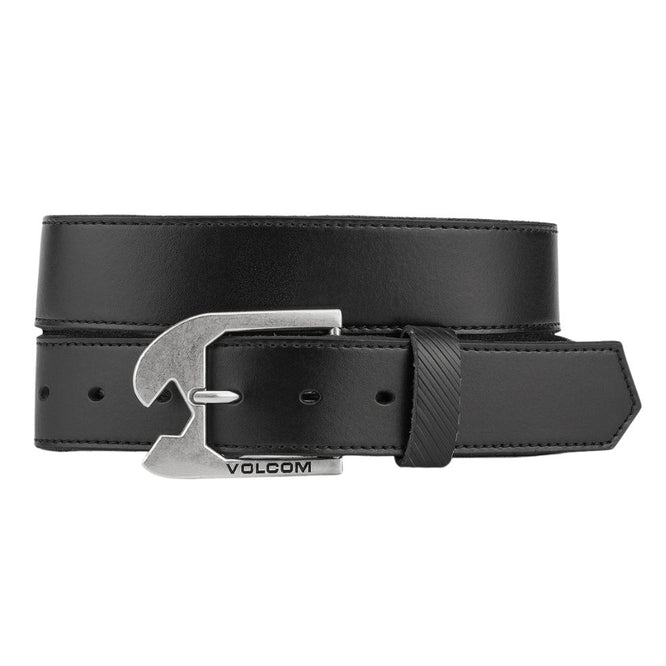 Skully Leather Belt Black