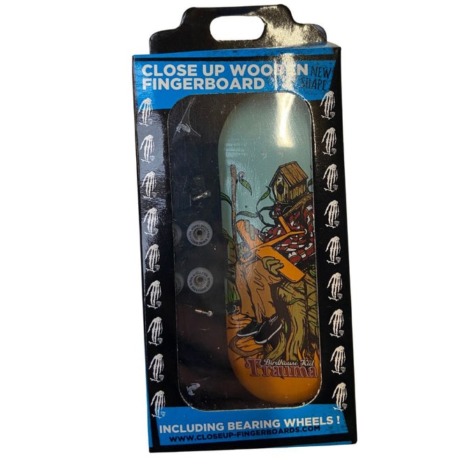 Trauma Birdhouse Black Trucks 33mm Fingerboard