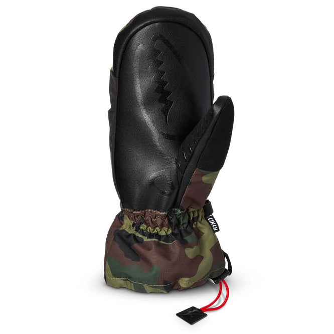 Kids Cinch Mitt Woodland Camo