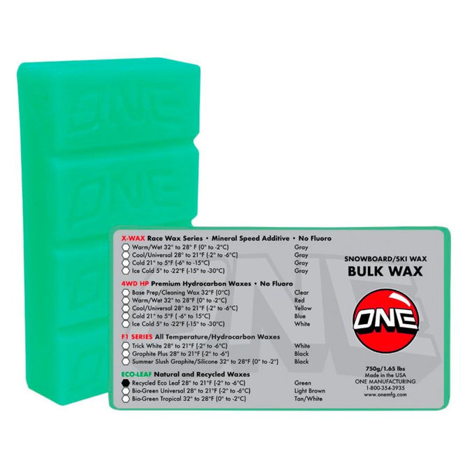 Recycled Eco Leaf Bulk Snowboard Wax
