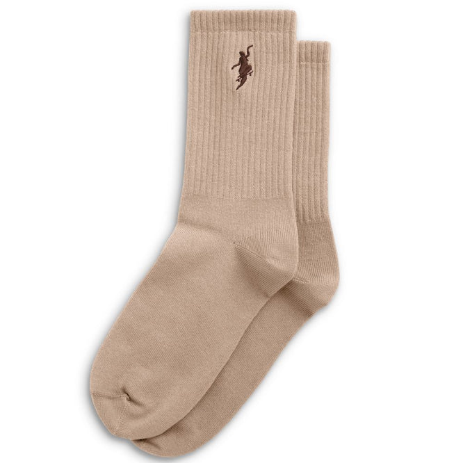 No Comply Socks Sand/Brown