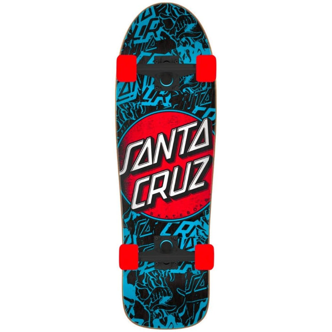 Contra Distress Shaped Black/Blue 31.7" Complete Cruiser
