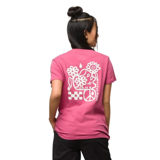 Womens Audience BFF T-shirt Wine