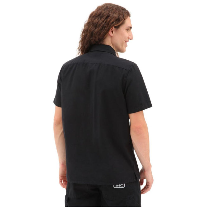 Elijah Berle Woven Shirt Black