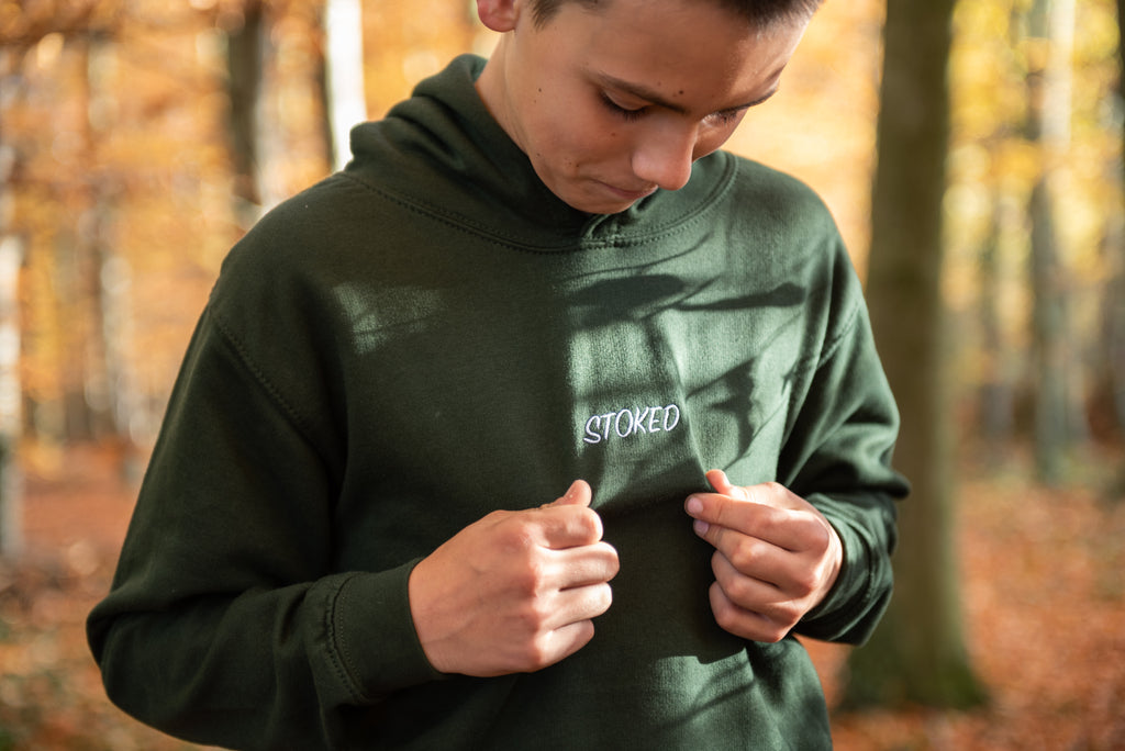 Stoked Board Co. Lightweight & Heavyweight Script Hoodies
