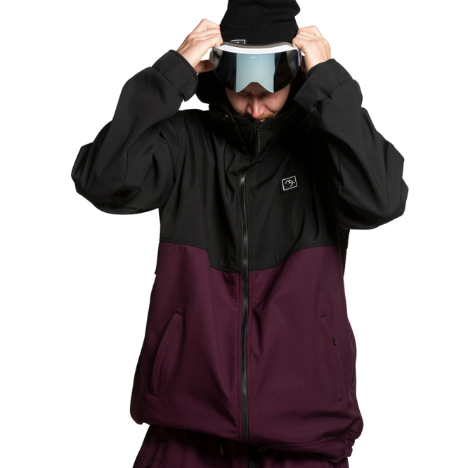 Access Full Zip Jacket Malbec / Black