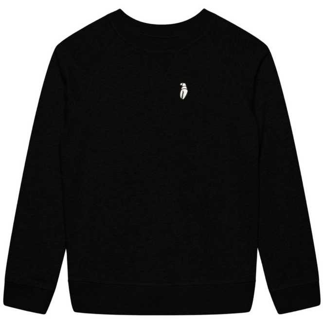 Kids Mini Claw Crewneck Sweater Black