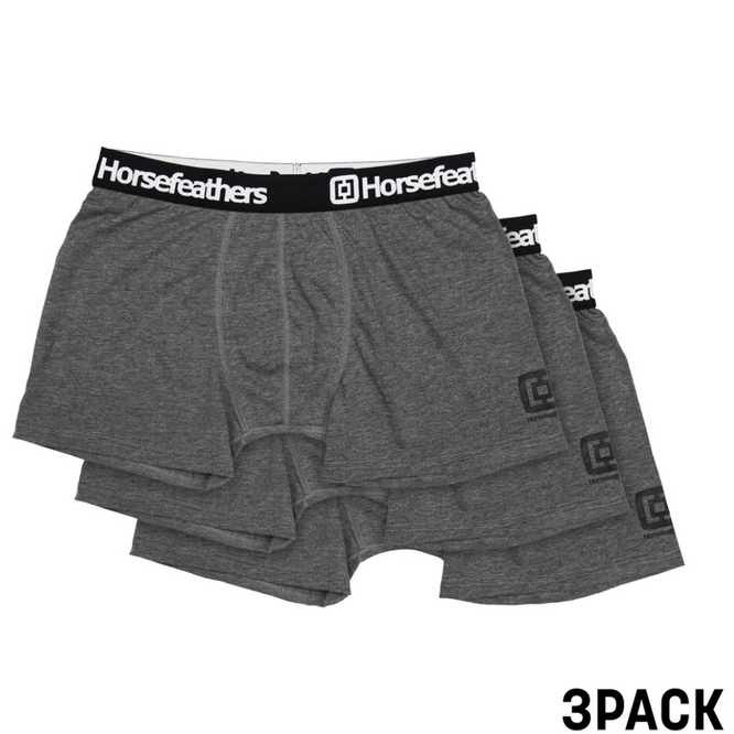 Dynasty 3pack Boxer Briefs Heather Anthracite