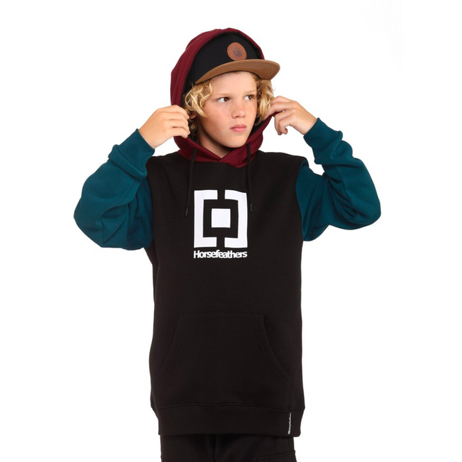 Kids Leader Sweatshirt Black/Corsair