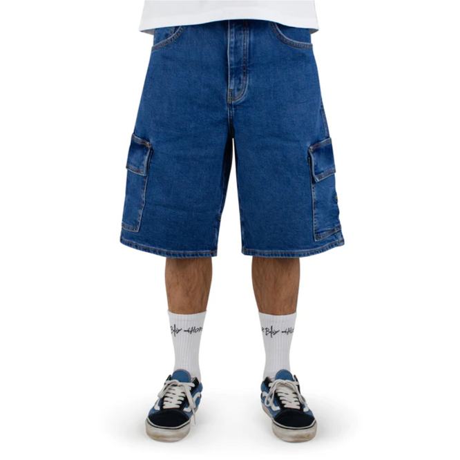 X-tra UFO Cargo Shorts Washed Blue