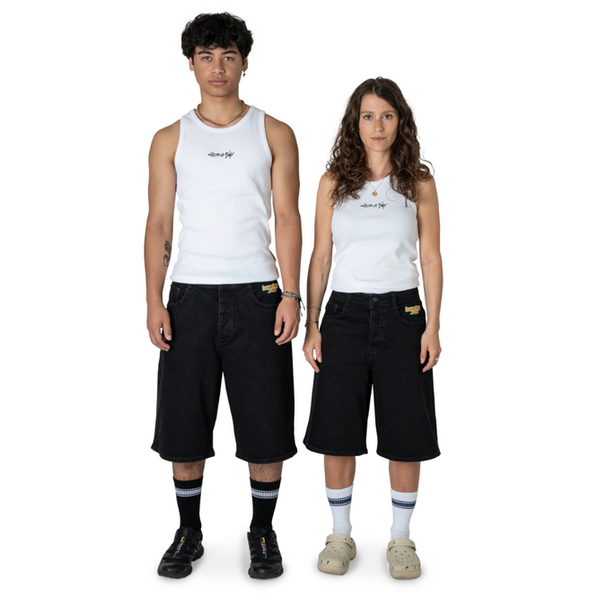 X-tra Monster Shorts Washed Black