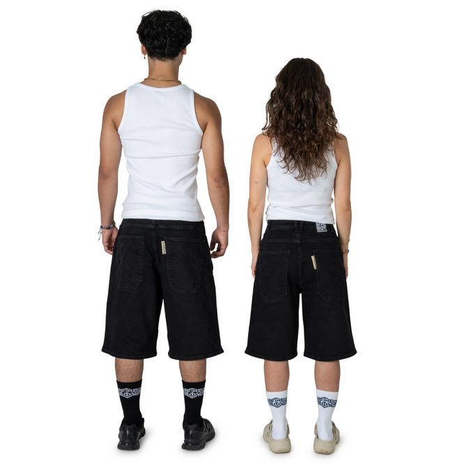 X-tra Monster Shorts Washed Black