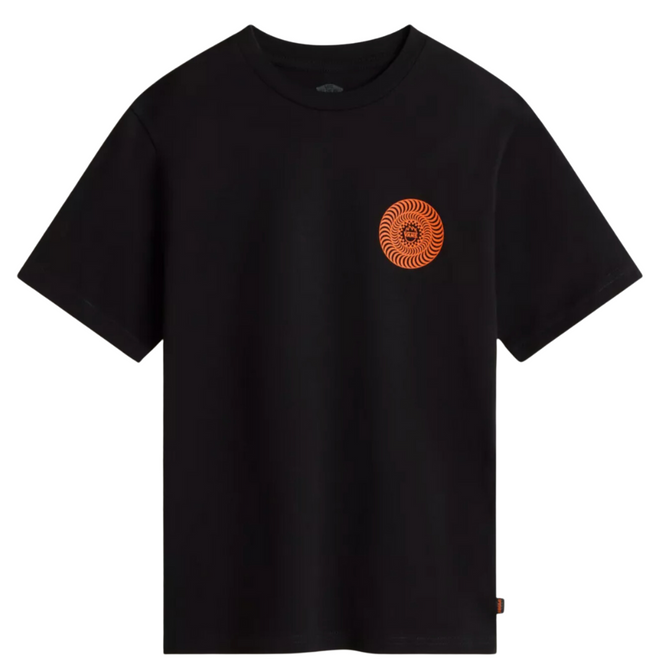 Kids Spitfire Wheels T-shirt Black