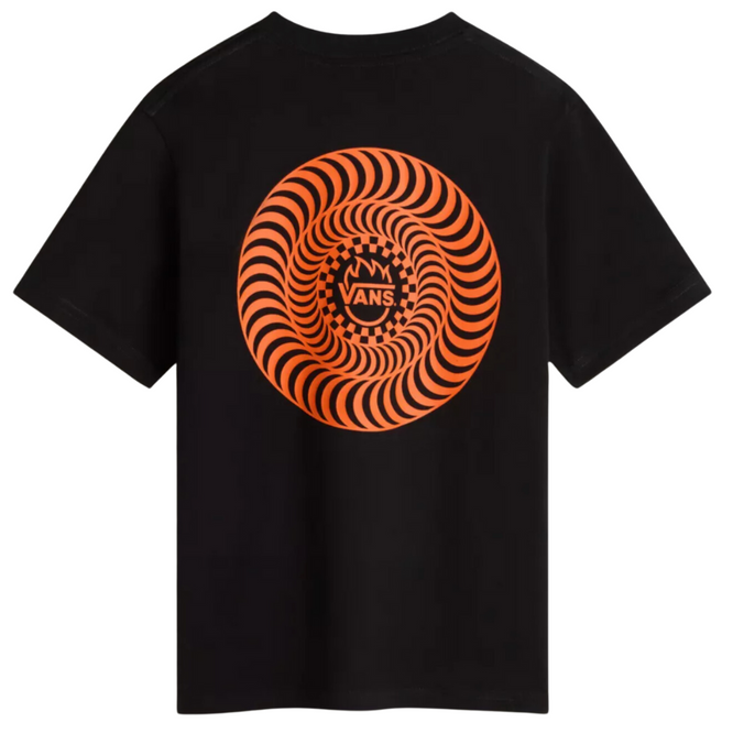 Kids Spitfire Wheels T-shirt Black