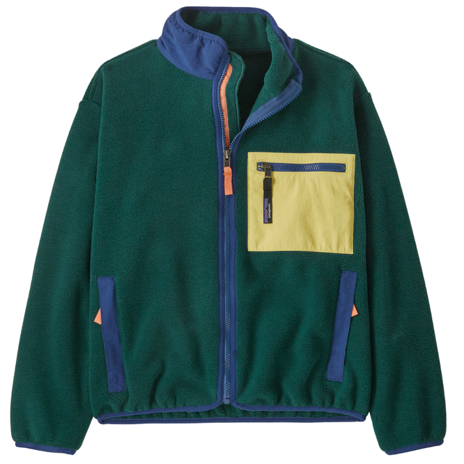 Kids Synchilla Fleece Jacket Cascade Green