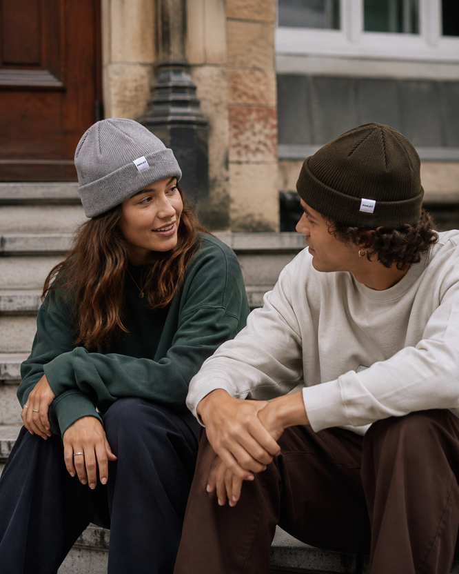 Flatholm Beanie Khaki