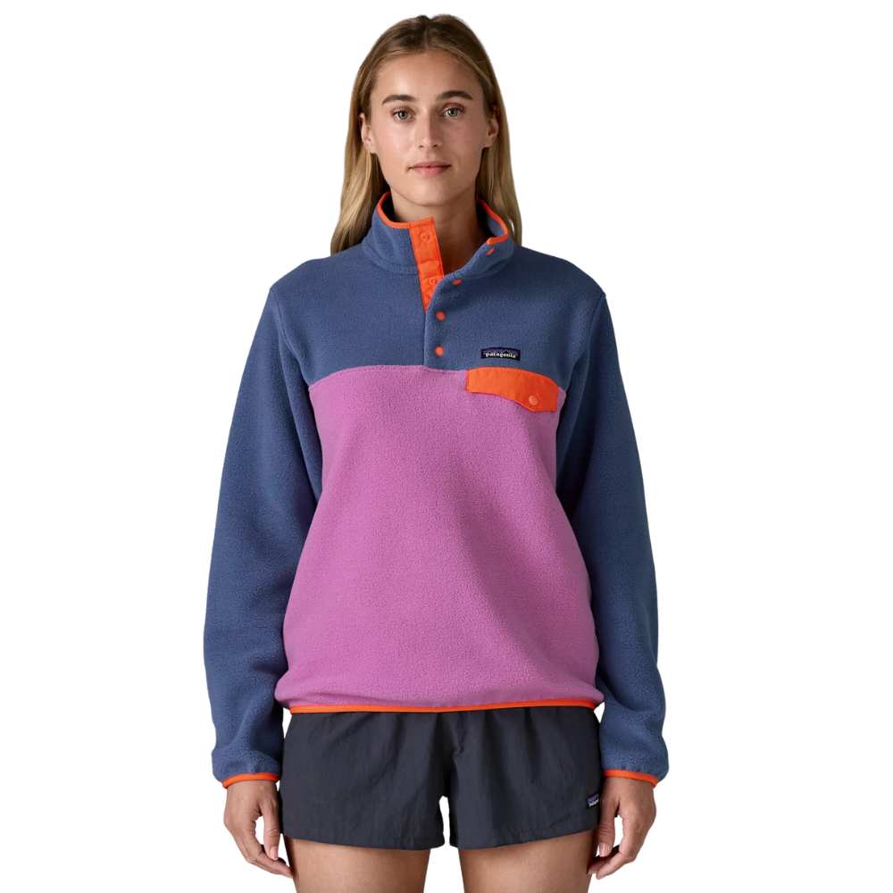 Womens Lightweight Synchilla® Snap-T® Fleece Pullover Brisk Purple