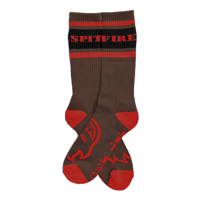 Classic '87 Bighead Socks Brown/Red/Black