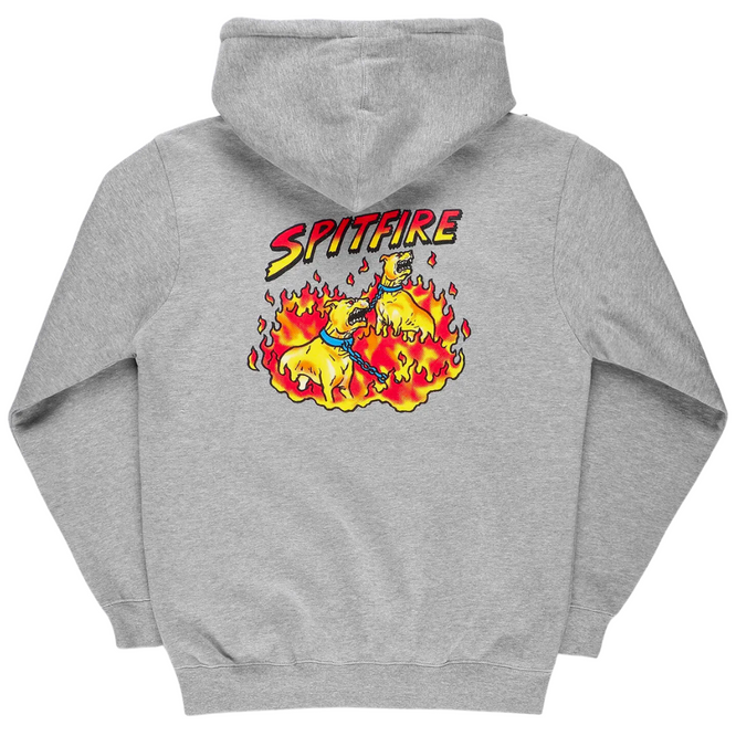 Hell Hounds II Hoodie Heather Grey