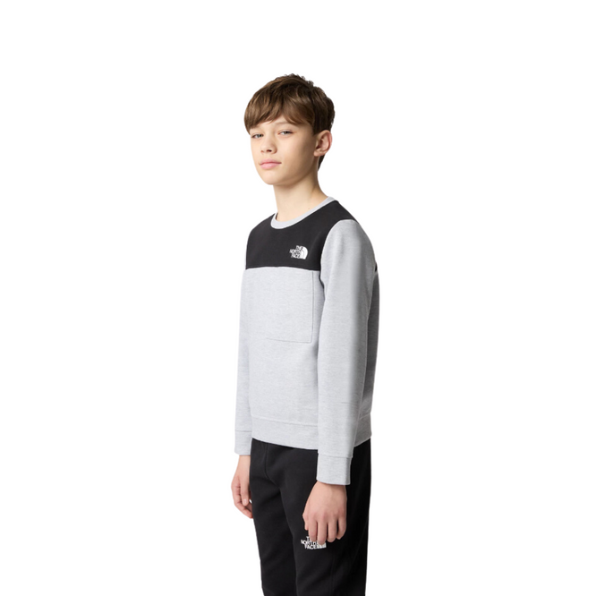 Kids Tech Crew Sweater TNF Light Grey Heather