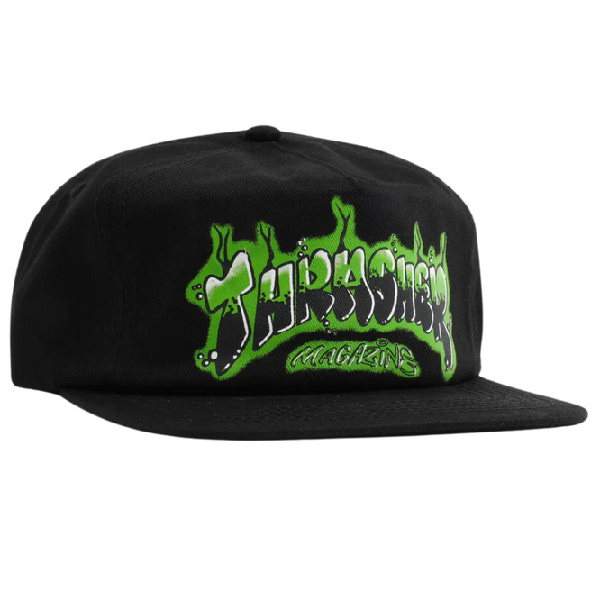 Airbrush Snapback Black