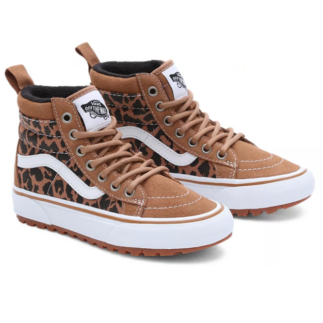 Kids Sk8-Hi MTE-1 Leopard Brown/True White