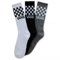 Classic Check Crew Socks 3-Pack White