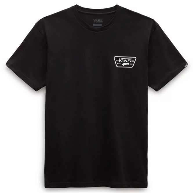 Full Patch Back Tee Black/White